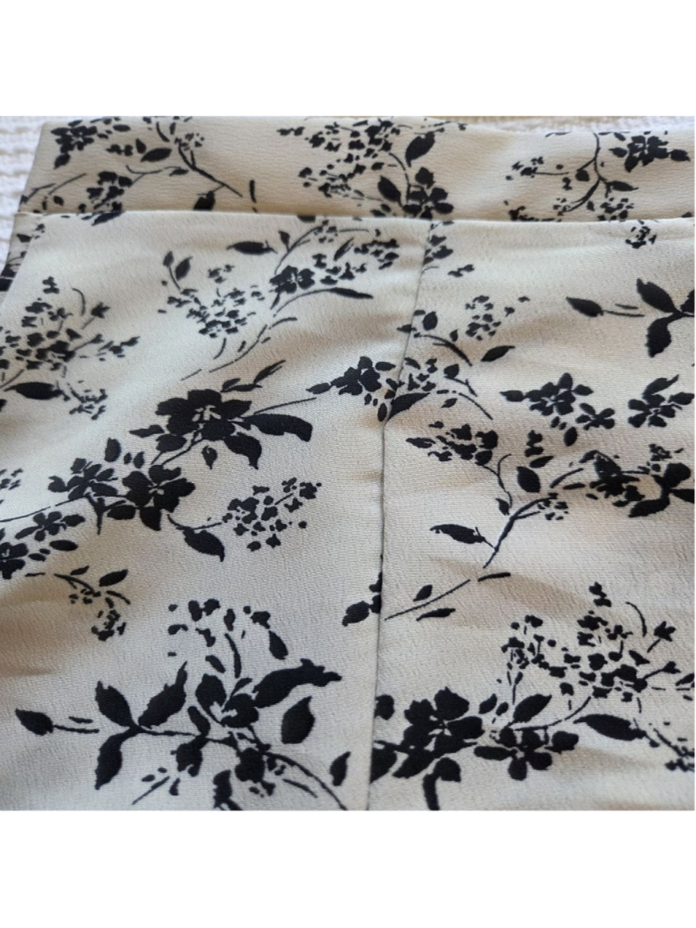 Women's MAPCIE Beige Black Floral Maxi Skirt Set M - Picture 4 of 16